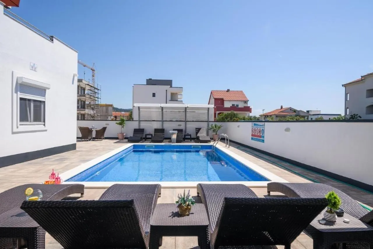 Apartment In Okrug Gornji With Sea View, Balcony, Air Conditioning, Wifi 5134-3 Trogir